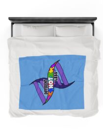 Different Not Less - Plush Blanket
