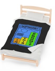 Dopamine? In This Economy - Plush Blanket