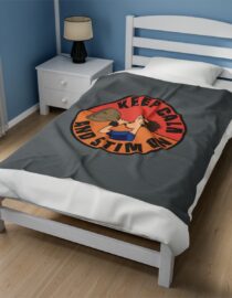 Keep Calm and Stim On - Plush Blanket