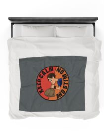 Keep Calm and Stim On - Plush Blanket