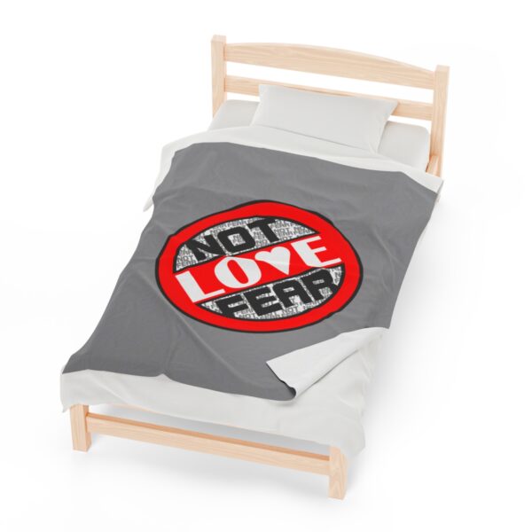 Love, Not Fear - Plush Blanket