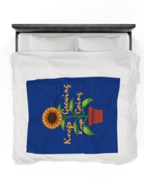 Keep Growing Keep Going - Plush Blanket