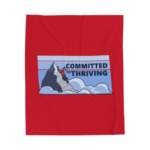 Committed to Thriving - Plush Blanket