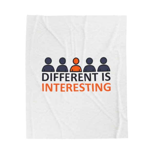 Different is Interesting - Plush Blanket