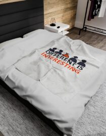 Different is Interesting - Plush Blanket