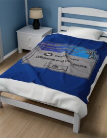 Error 404: Dopamine Not Found - Plush Blanket