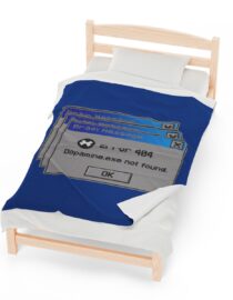 Error 404: Dopamine Not Found - Plush Blanket