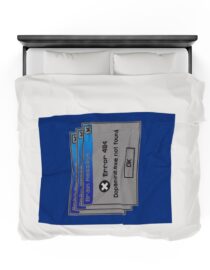 Error 404: Dopamine Not Found - Plush Blanket