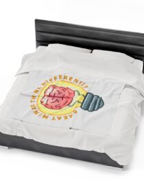 Great Minds Think Differently - Plush Blanket