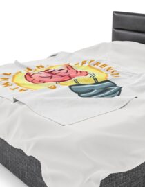 Great Minds Think Differently - Plush Blanket