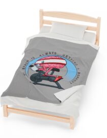 My Brain is Always Getting a Workout - Plush Blanket