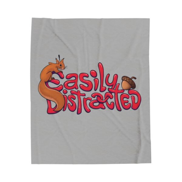 Easily Distracted - Plush Blanket
