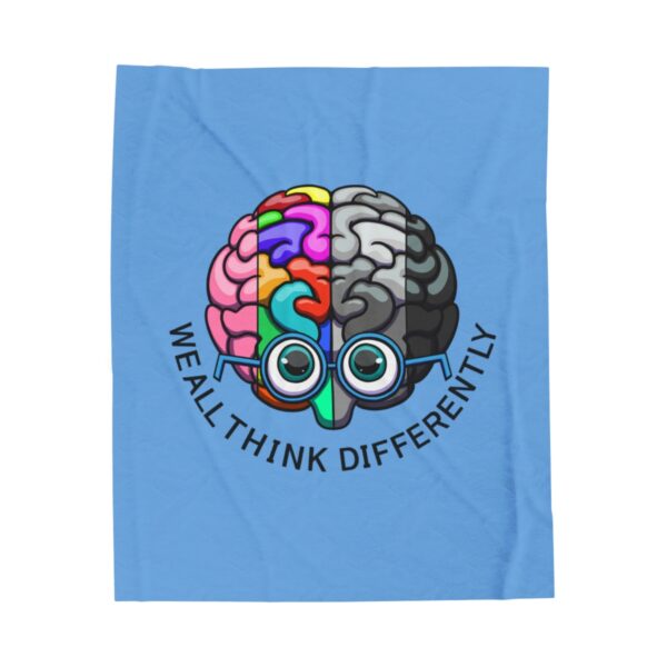 We All Think Differently - Plush Blanket