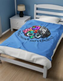 We All Think Differently - Plush Blanket