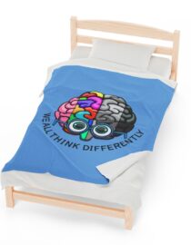 We All Think Differently - Plush Blanket