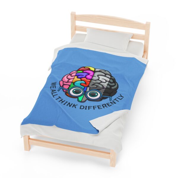 We All Think Differently - Plush Blanket