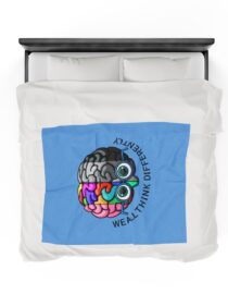 We All Think Differently - Plush Blanket