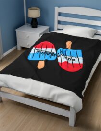 Anything is Popsicle if You're Dyslexic - Plush Blanket