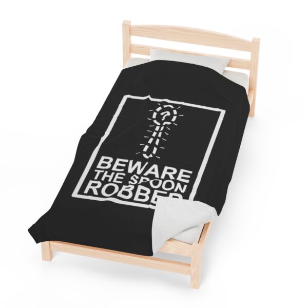 Beware the Spoon Robber - Plush Blanket