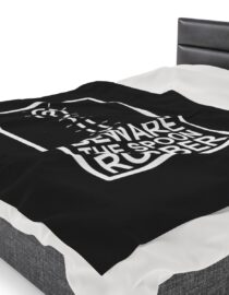 Beware the Spoon Robber - Plush Blanket