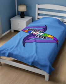 Different Not Less - Plush Blanket