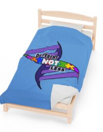 Different Not Less - Plush Blanket