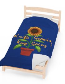 Keep Growing Keep Going - Plush Blanket