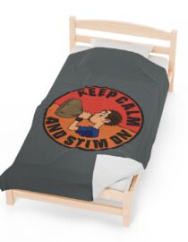 Keep Calm and Stim On - Plush Blanket