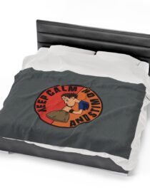 Keep Calm and Stim On - Plush Blanket