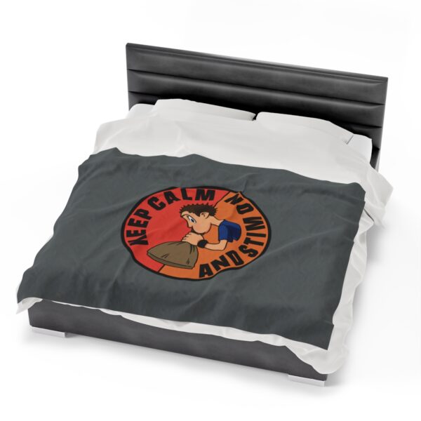 Keep Calm and Stim On - Plush Blanket