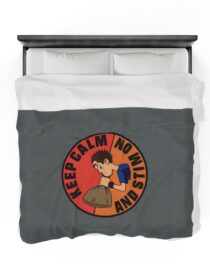 Keep Calm and Stim On - Plush Blanket