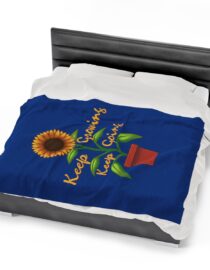 Keep Growing Keep Going - Plush Blanket