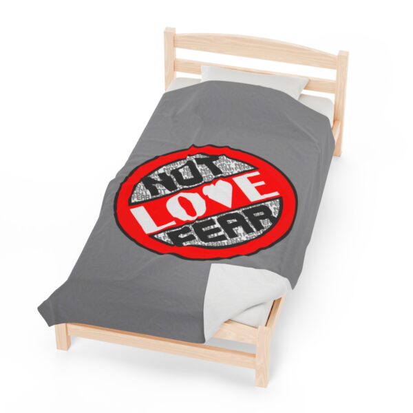 Love, Not Fear - Plush Blanket