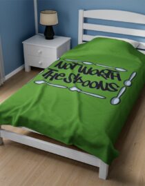 Not Worth the Spoons - Plush Blanket