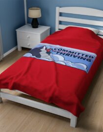 Committed to Thriving - Plush Blanket