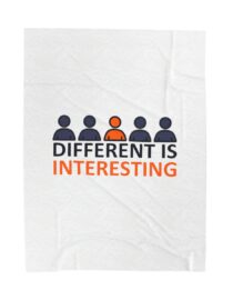 Different is Interesting - Plush Blanket
