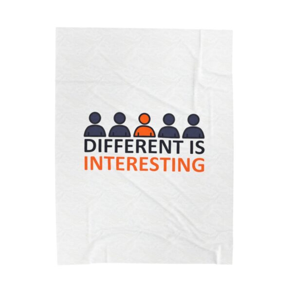 Different is Interesting - Plush Blanket