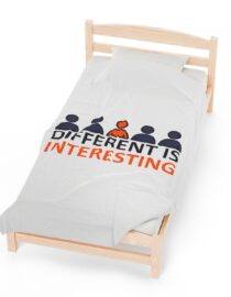 Different is Interesting - Plush Blanket