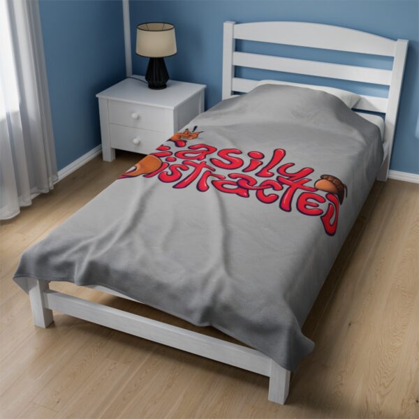 Easily Distracted - Plush Blanket