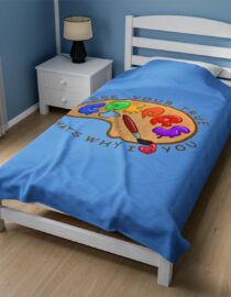 I See Your True Colors and That's Why I Love You - Plush Blanket
