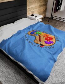 I See Your True Colors and That's Why I Love You - Plush Blanket