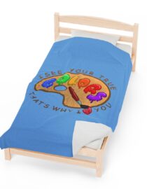 I See Your True Colors and That's Why I Love You - Plush Blanket