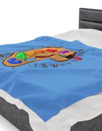 I See Your True Colors and That's Why I Love You - Plush Blanket