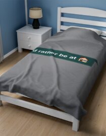 I'd Rather be at Home - Plush Blanket