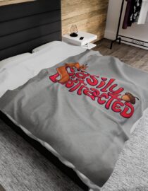 Easily Distracted - Plush Blanket