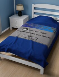 Error 404: Dopamine Not Found - Plush Blanket