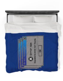 Error 404: Dopamine Not Found - Plush Blanket