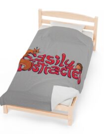 Easily Distracted - Plush Blanket