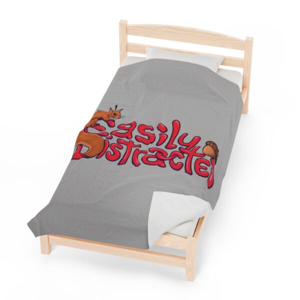 Easily Distracted - Plush Blanket