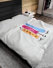 Seek Create Share Joy - Plush Blanket